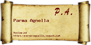 Parma Agnella névjegykártya